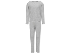 Kids ONLY light grey melange night set